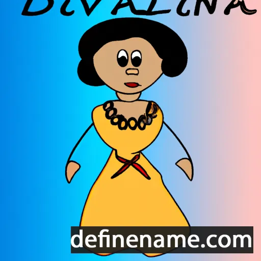 cartoon of the name Dalvina