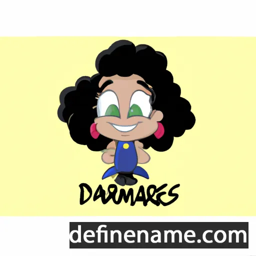 cartoon of the name Damares