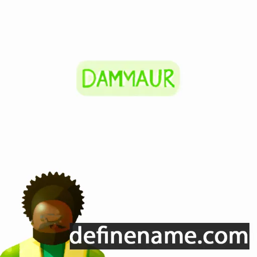 cartoon of the name Damaruki