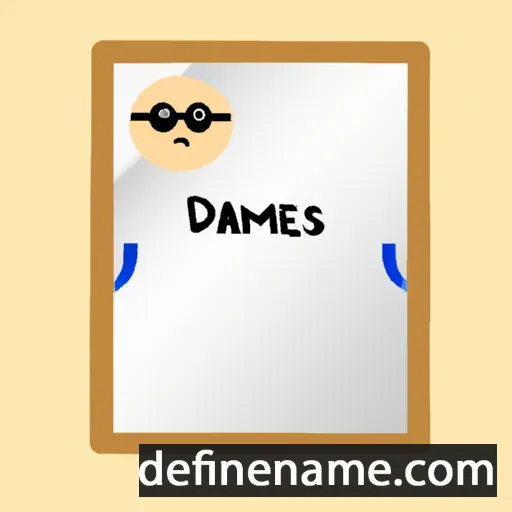 cartoon of the name Damasen