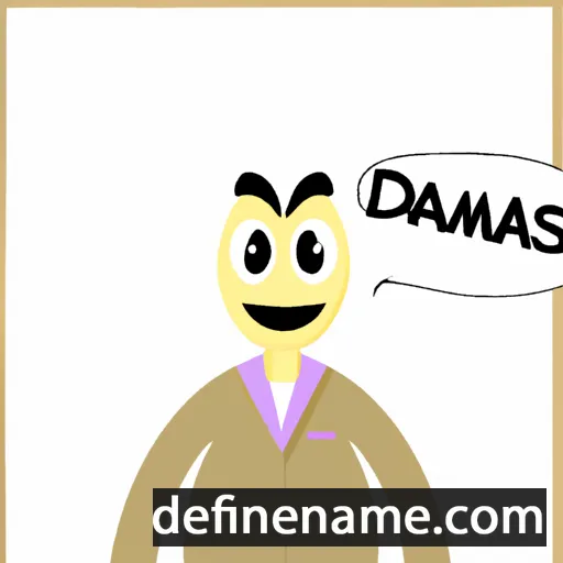 cartoon of the name Damasis