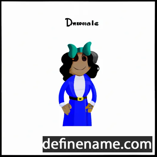 cartoon of the name Damassine