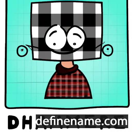 cartoon of the name Damiere