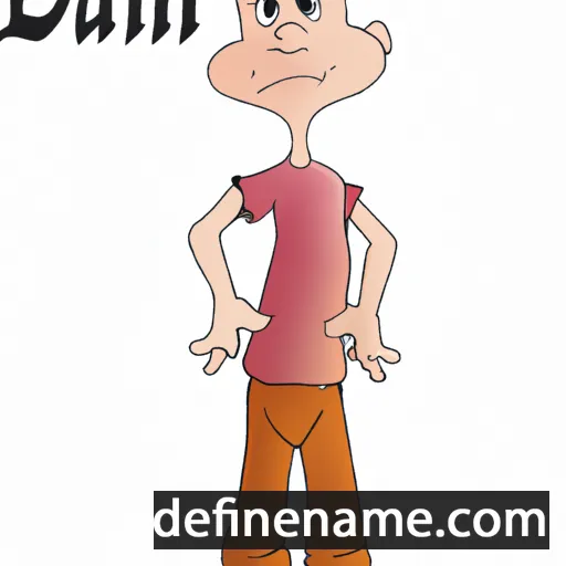 cartoon of the name Damil