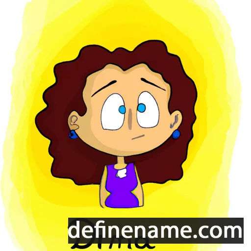 cartoon of the name Damira