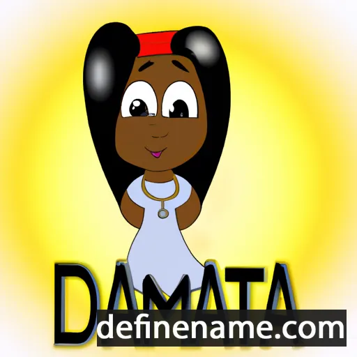 cartoon of the name Damita