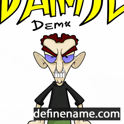 cartoon of the name Damned