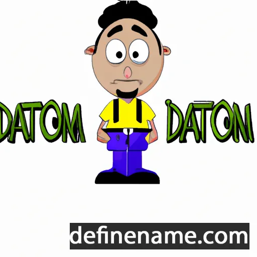 cartoon of the name Damont