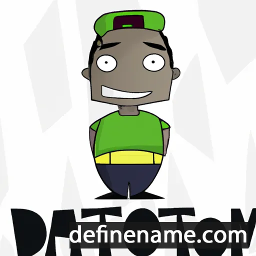 cartoon of the name Damonta