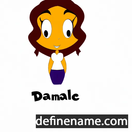 cartoon of the name Danaïe