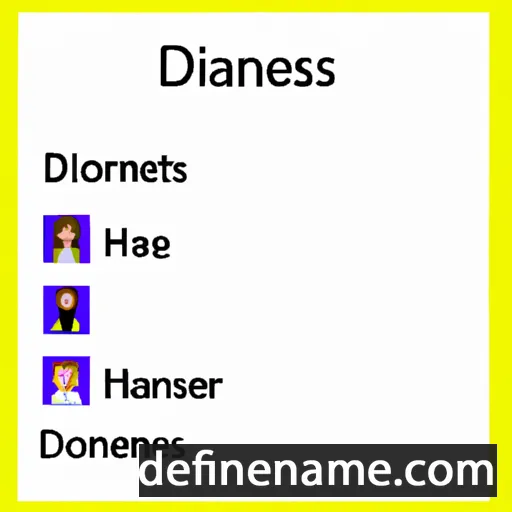 cartoon of the name Daneiris