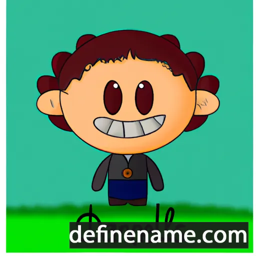 cartoon of the name Danelíus