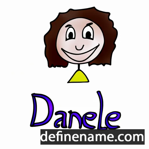 cartoon of the name Danell