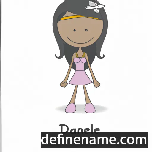 cartoon of the name Daniëlla