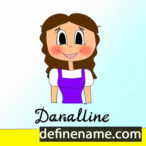 cartoon of the name Danielina