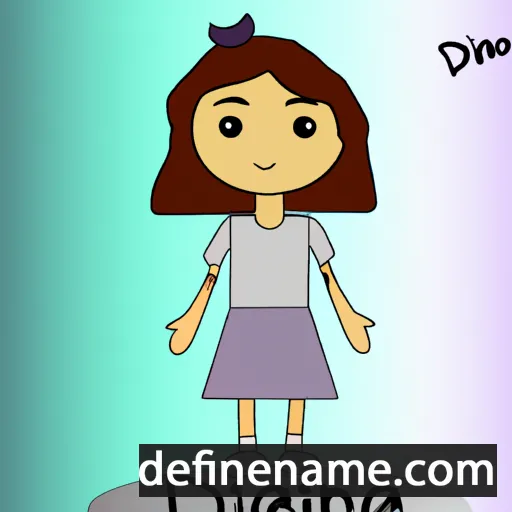 cartoon of the name Danina