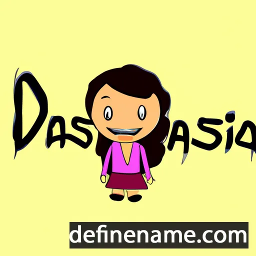 cartoon of the name Danisa