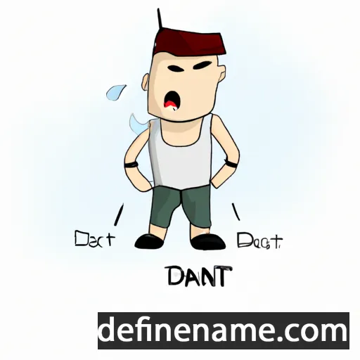 cartoon of the name Danit