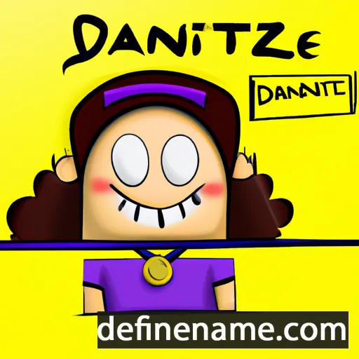 cartoon of the name Danitza