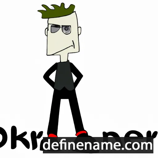 cartoon of the name Dankert