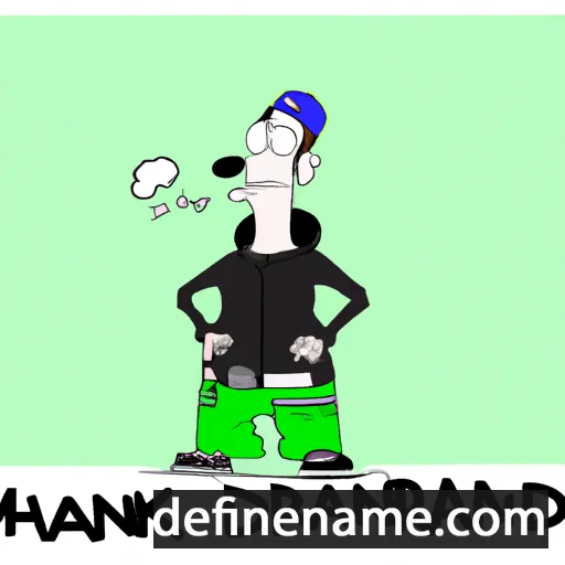 cartoon of the name Dankhard