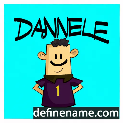 cartoon of the name Dannell