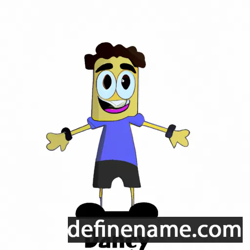 cartoon of the name Danney