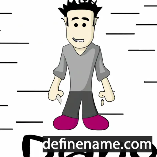 cartoon of the name Danno