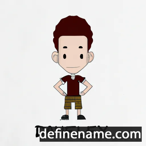 cartoon of the name Dannylee