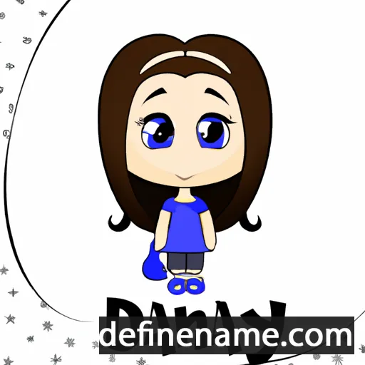 cartoon of the name Danya