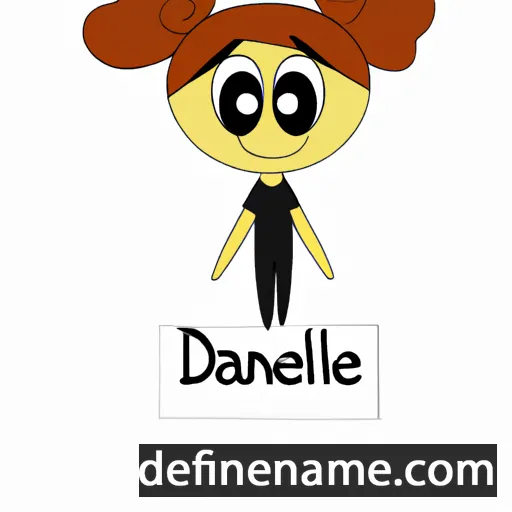 cartoon of the name Danyella