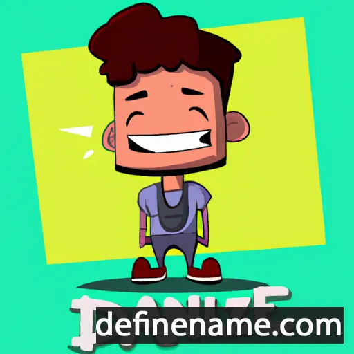 cartoon of the name Danzel