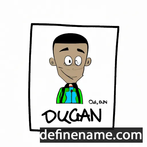 cartoon of the name Daquân