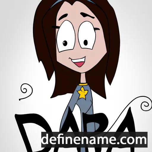 cartoon of the name Dara