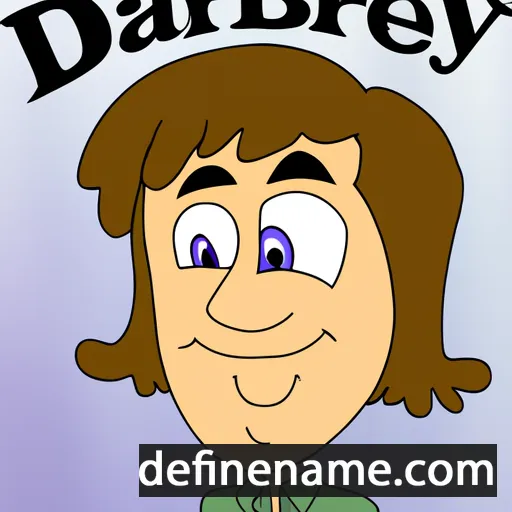 cartoon of the name Darbey