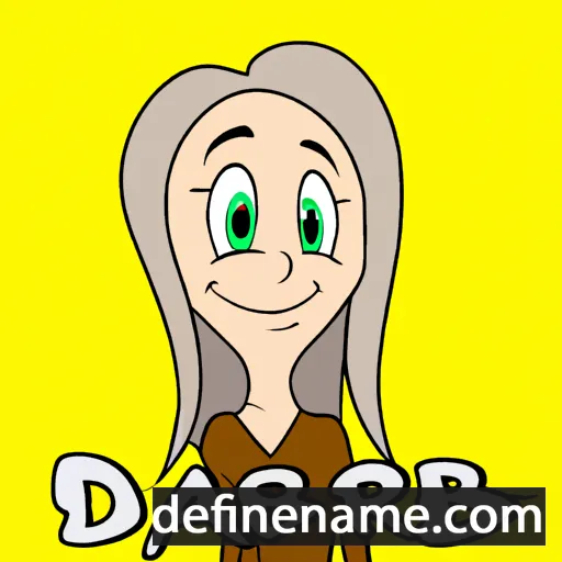 cartoon of the name Darbi