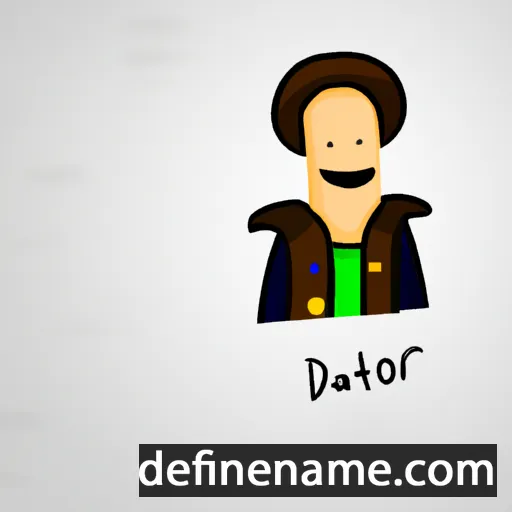 cartoon of the name Dardot