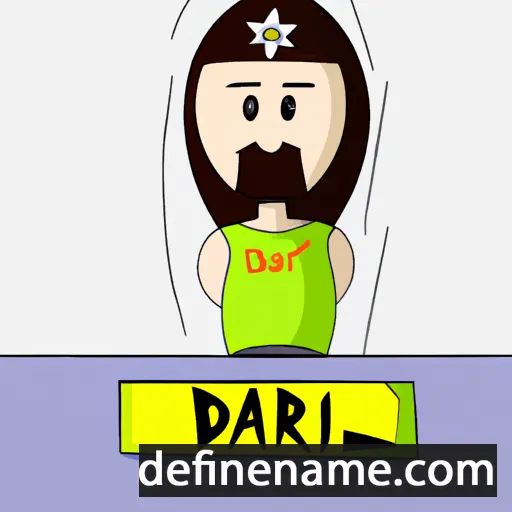 cartoon of the name Dari