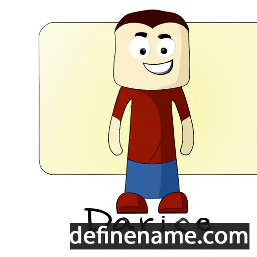 cartoon of the name Darije