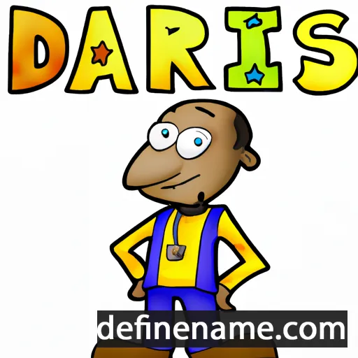 cartoon of the name Darijs