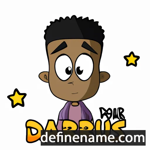 cartoon of the name Darious