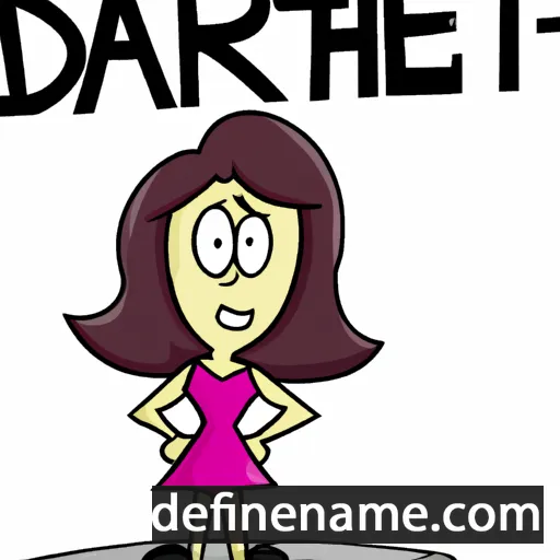 Darlett cartoon