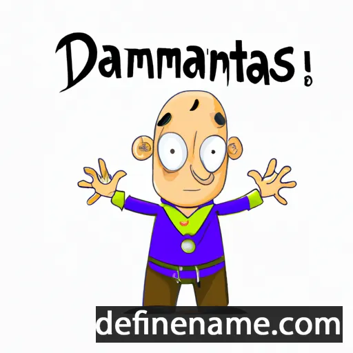 cartoon of the name Darmantas