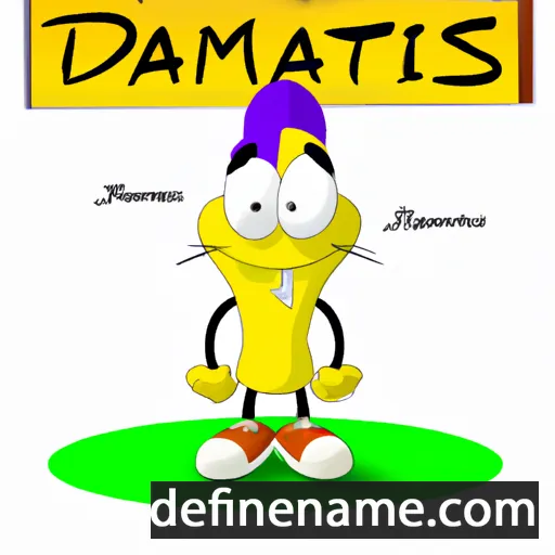 cartoon of the name Darmintas