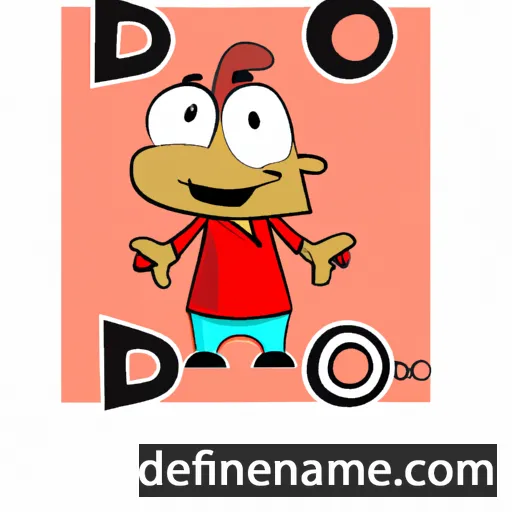 cartoon of the name Daro