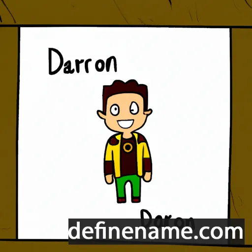 cartoon of the name Daronn