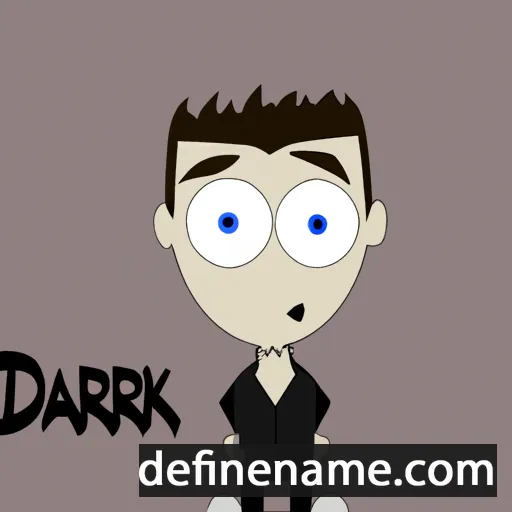 cartoon of the name Darrek