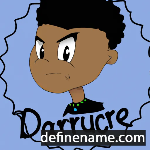 cartoon of the name Darrique