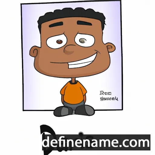 cartoon of the name Darris