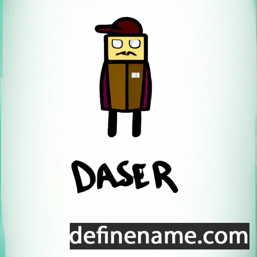 cartoon of the name Darsen